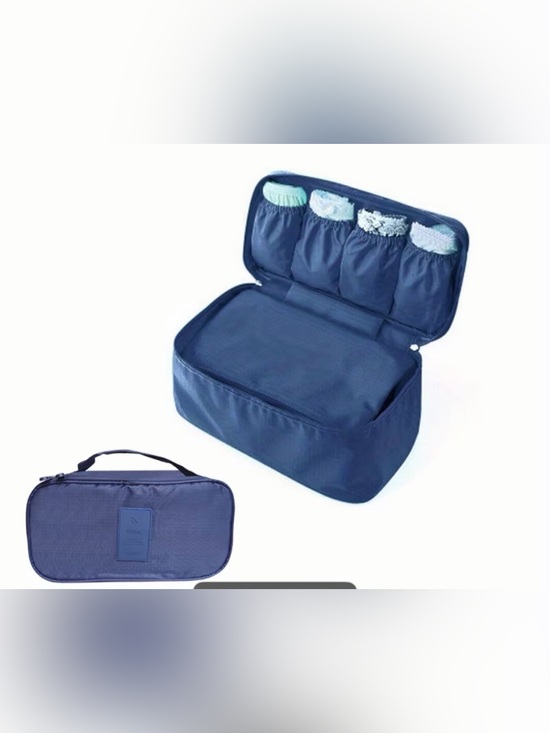 Handbags - Navy Travel Organizer Bag - Compact Home Storage